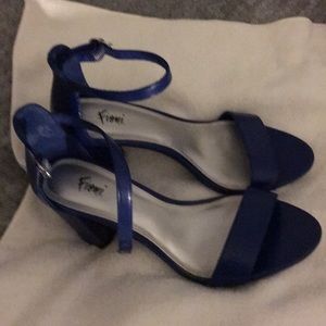 Blue Fioni Heels